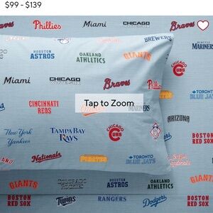 PotteryBarn Teen MLB QUEEN sheet set